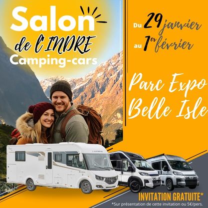 Salon de l'Indre Camping-Cars du 29 janvier au 1er février